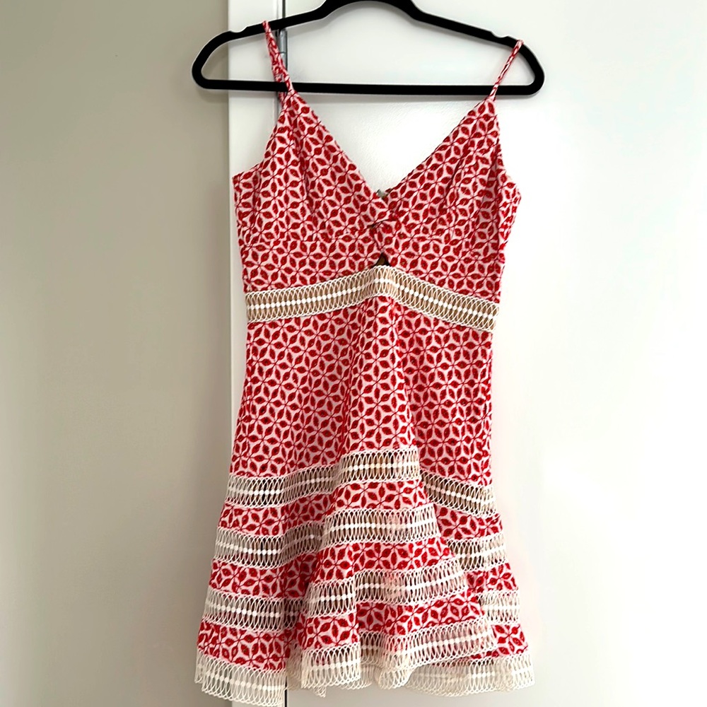 Bardot Red Mini Dress